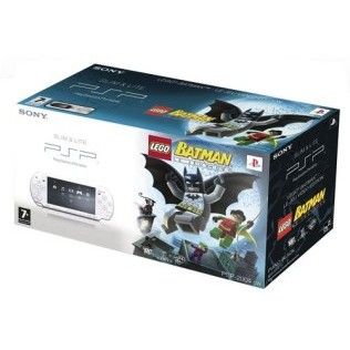 Sony PSP Slim & Lite White + LEGO Batman