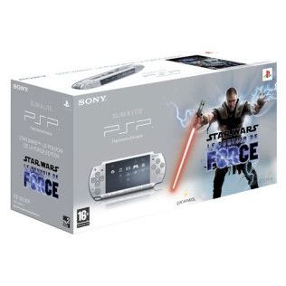 Sony PSP Slim & Lite Silver + Star Wars Le pouvoir de la Force