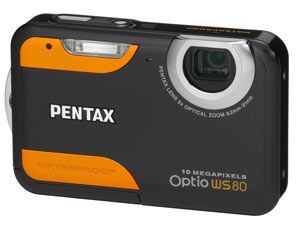 Pentax Optio WS80 (Black/Orange)