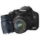 Canon EOS 450D + EF-S 18-55 + 75-300mm