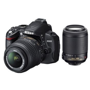Nikon D3000 + AF-S 18-55mm VR + 55-200mm VR