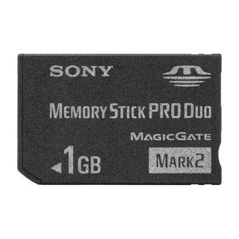 Sony Memory Stick Pro Duo 1Go MKII + Adaptateur