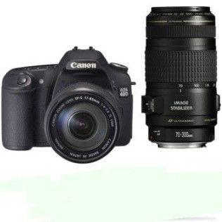 Canon EOS 40D + Zoom 18-55mm - 55-250mm