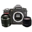 Nikon D80 (Black) + 18-50mm + Tamron 55-200