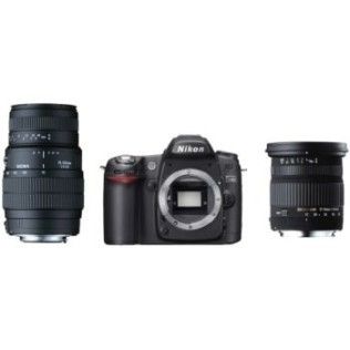 Nikon D80 (Black) + 17-70mm + 70-300mm