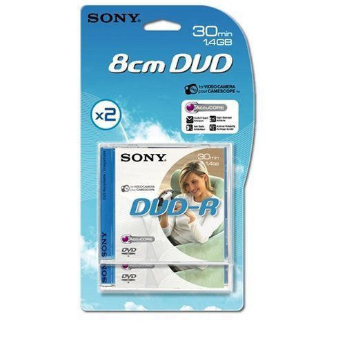 Sony DVD-R 1.4 Go - 2x (Boite CD x2)