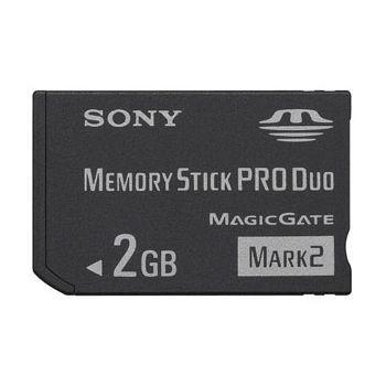 Sony Memory Stick Pro Duo 2Go MKII + Adaptateur