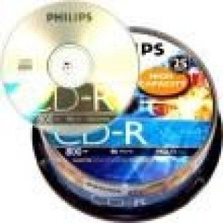 Philips CD-R 90mn - 52x (Spindle x25)