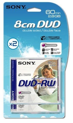 Sony DVD-RW DL 2.8 Go - 2x (Boite CD x2)