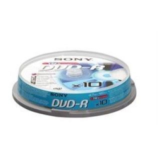 Sony DVD-R 4.7 Go - 16x (Spindle x10)