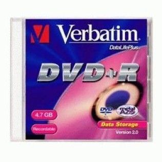 Verbatim DVD+R 4.7 Go - 16x (Boite Slim x10)