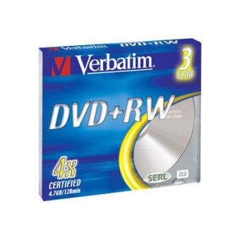 Verbatim DVD+RW 4.7 Go - 4x (Boite Slim x5)