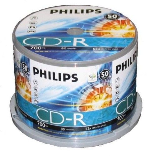 Philips CD-R 80mn -  52x (Spindle x50)