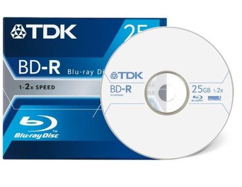 TDK BD-R 25 Go - 2x (Boite CD x1)