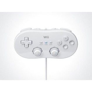 Manette Wii Classique (Blanc)
