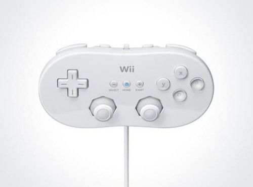 Manette Wii Classique (Blanc)