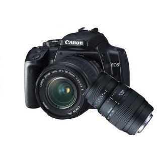 Canon EOS 400D + 18-55mm + 70-300mm