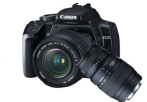 Canon EOS 400D + 18-55mm + 70-300mm