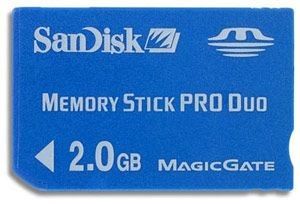 SanDisk Memory Stick Pro Duo 2Go