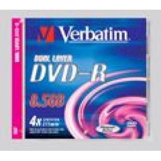 Verbatim DVD-R DL 8.5 Go - 4x (Boite CD x5)