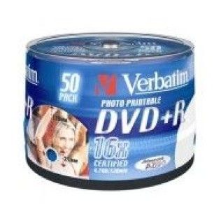 Verbatim DVD+R 4.7 Go - 16x (Spindle x50) Imprimable