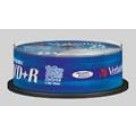 Verbatim DVD+R 4.7 Go - 16x (Spindle x25) Imprimable