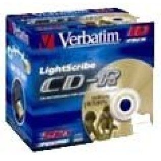 Verbatim 10 CDR 80mn certifié 52x lightscribe Cristal