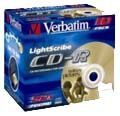 Verbatim 10 CDR 80mn certifié 52x lightscribe Cristal