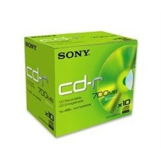 Sony CD-R 80mn - 48x (Boite x10)