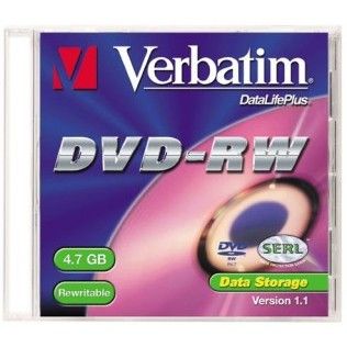 Verbatim DVD-RW 4.7 Go - 4x (Boite CD x10)