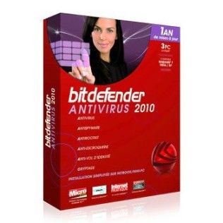 Bitdefender Antivirus 2010 - 2 an - 3 utilisateurs - PC