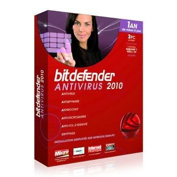 Bitdefender Antivirus 2010 - 1 an - 3 utilisateurs - PC