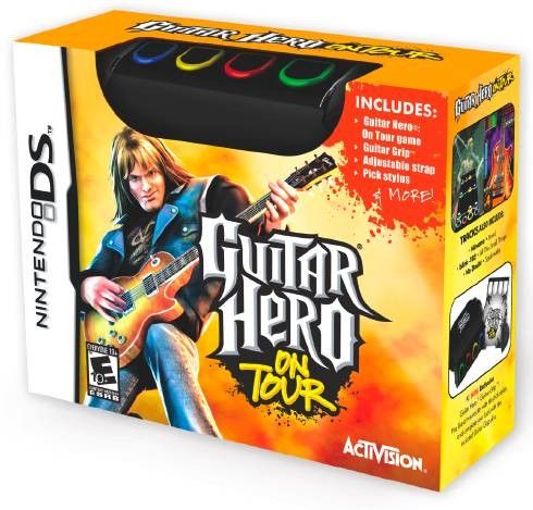 Guitar Hero : On Tour + Grip - Nintendo DS