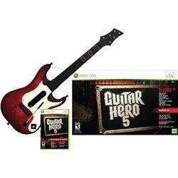 Guitar Hero 5 + Guitare  - Xbox 360