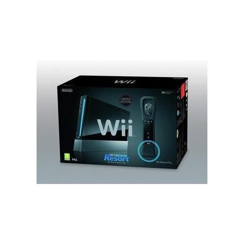 Nintendo Wii Noire + Wii Sports Resort