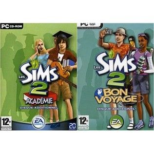 Les Sims 2 : Bon voyage + Académie - PC