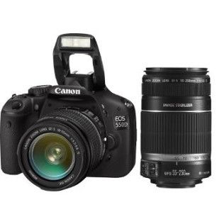 Canon EOS 550D + EF-S 18-55 IS + EF-S 55-250 IS