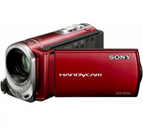 Sony DCR-SX34 (Rouge)