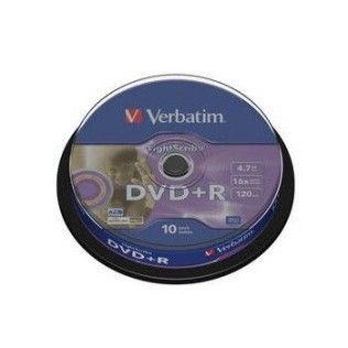 Verbatim DVD+R 4.7 Go - 16x (Spindle x10) LightScribe
