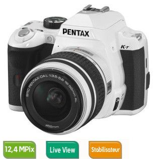 Pentax K-R (Blanc) + 18-55mm