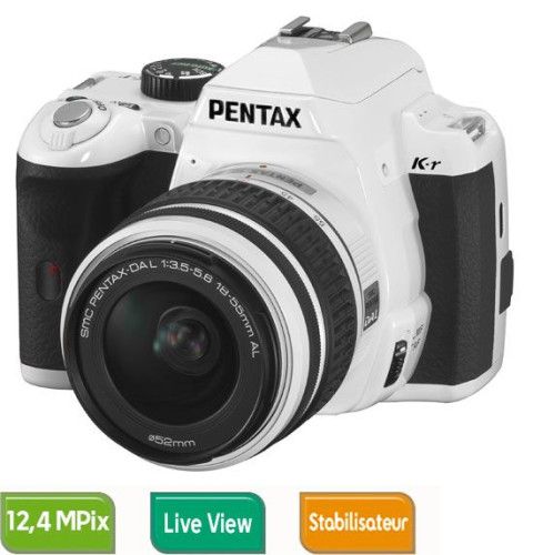 Pentax K-R (Blanc) + 18-55mm