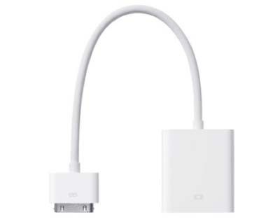 Apple Dock Connector to VGA Adapter (iPad, iPhone 4, iPod touch 4G)