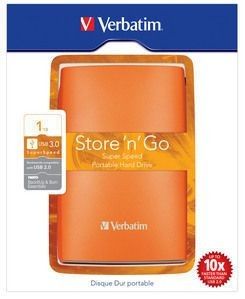 Verbatim Store 'n' Go Portable 500Go Orange (USB 3.0)