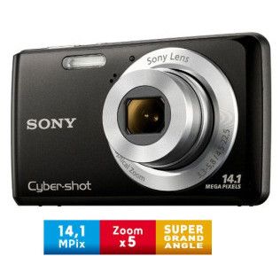 Sony Cyber-Shot DSC-W520 (Black)