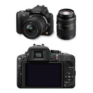 Panasonic Lumix DMC-G3 (Black) + 14-42mm + 45-200mm