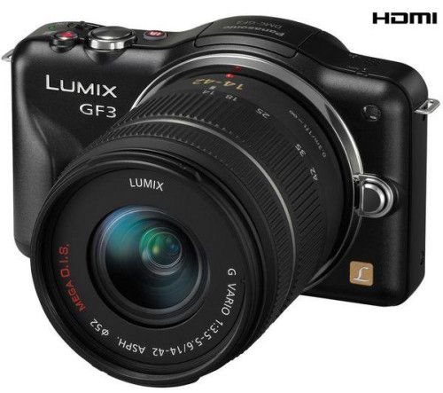 Panasonic Lumix DMC-GF3 (Black) + 14-42mm