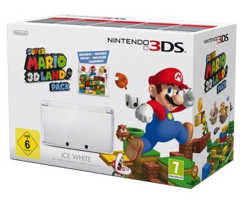 Nintendo 3DS (Blanc arctique) + Super Mario 3D Land