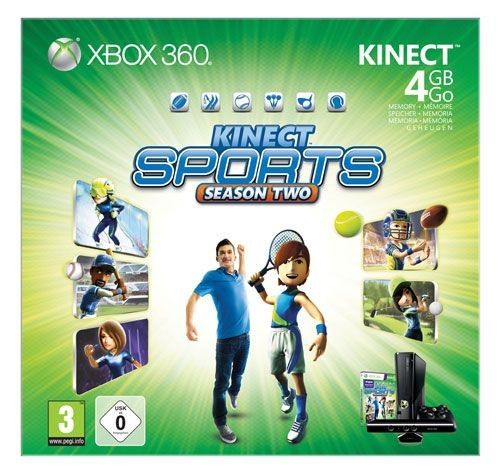 Microsoft Xbox 360 4Go + Kinect + Kinect Sports saison 2