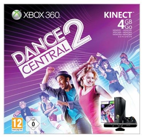 Microsoft Xbox 360 4Go + Kinect + Dance Central 2