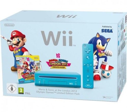 Nintendo Wii bleue + Mario & Sonic aux JO de Londres 2012